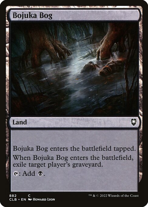 Bojuka Bog — Commander Legends: Battle for Baldur's Gate #882, art by Howard Lyon