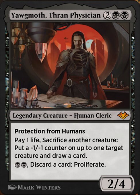 Yawgmoth, Thran Physician — Jumpstart: Historic Horizons #405, art by Mark Winters