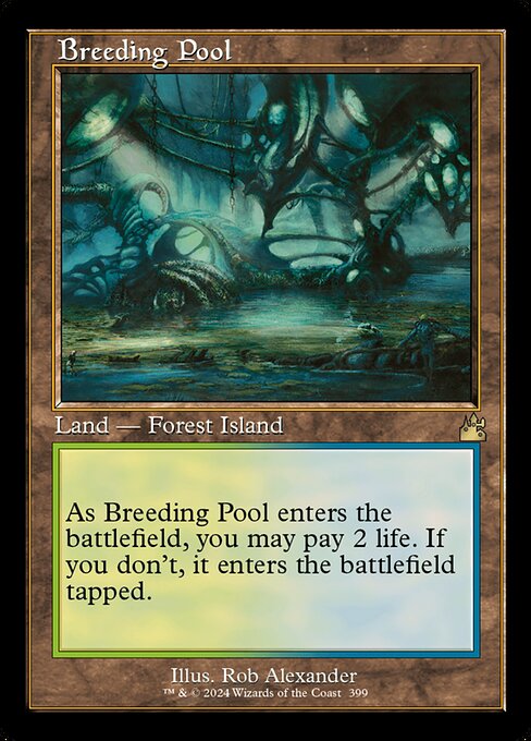Breeding Pool — Ravnica Remastered #399, art by Rob Alexander