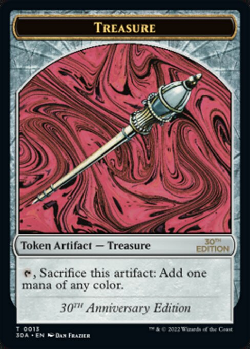 Treasure — 30th Anniversary Tokens #13, art by Dan Frazier