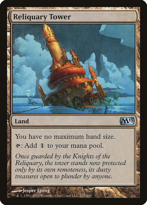 Reliquary Tower — Magic 2013 #227, art by Jesper Ejsing