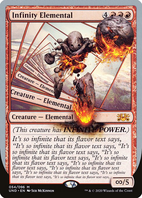 Infinity Elemental — Unsanctioned #54, art by Seb McKinnon