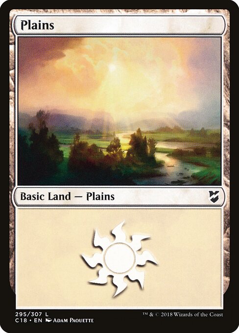 Plains — Commander 2018 #295, art by Adam Paquette