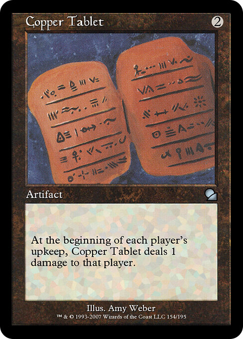 Copper Tablet — Masters Edition #154, art by Amy Weber