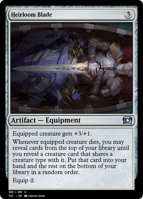 Heirloom Blade — Treasure Chest #65683, art by Carmen Sinek