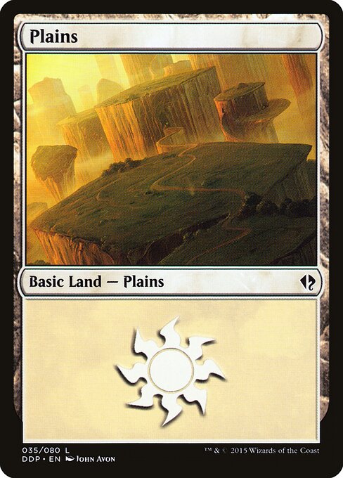 Plains — Duel Decks: Zendikar vs. Eldrazi #35, art by John Avon