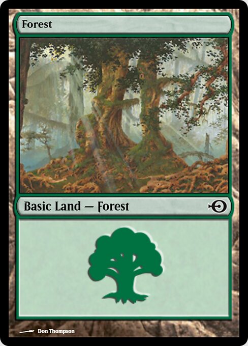Forest — Magic Online Promos #32005, art by Don Thompson