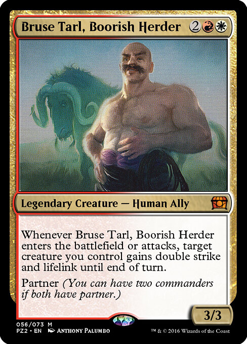 Bruse Tarl, Boorish Herder — Treasure Chest #56, art by Anthony Palumbo