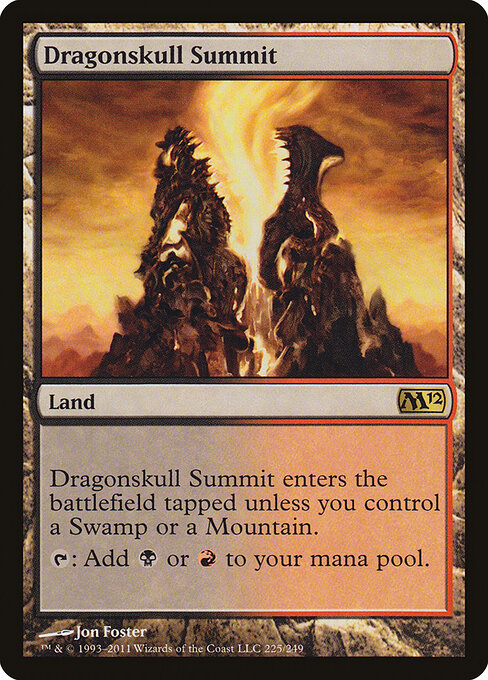 Dragonskull Summit — Magic 2012 #225, art by Jon Foster