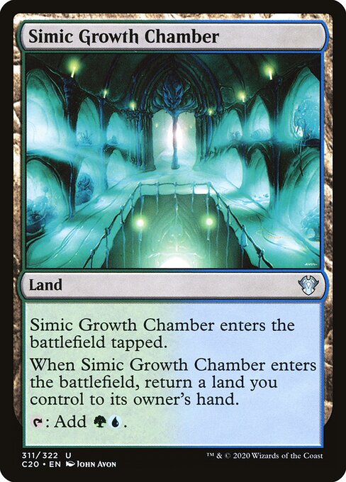 Simic Growth Chamber — Commander 2020 #311, art by John Avon