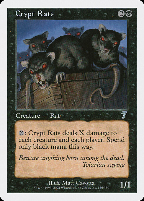 Crypt Rats — Seventh Edition #125, art by Matt Cavotta