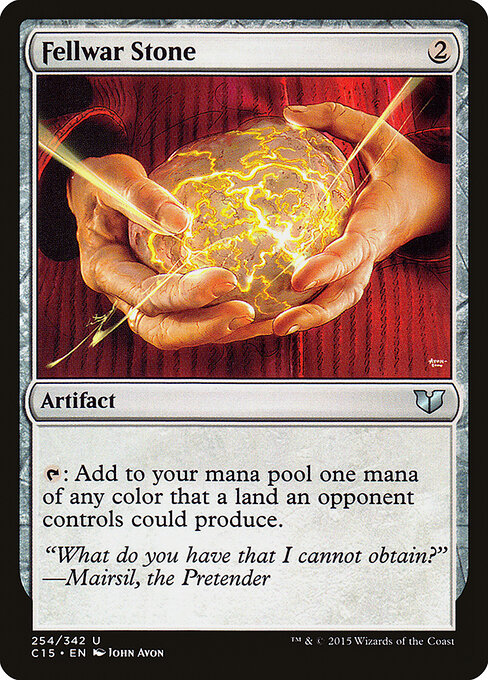 Fellwar Stone — Commander 2015 #254, art by John Avon