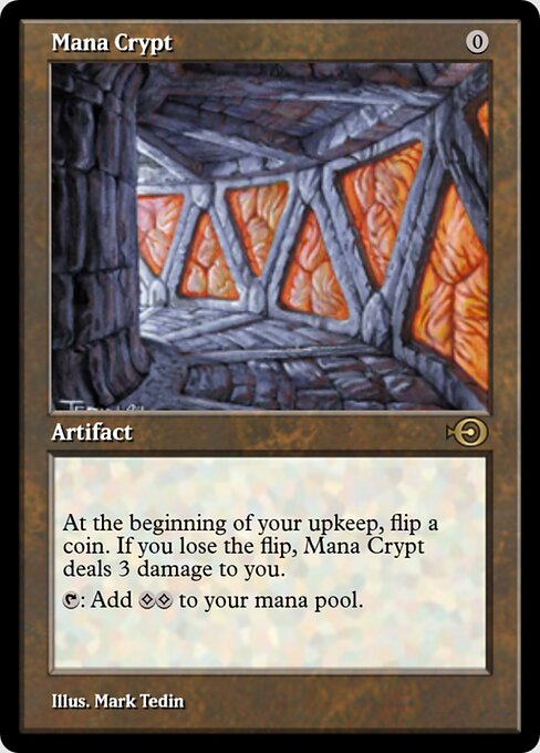 Mana Crypt — Magic Online Promos #35962, art by Mark Tedin