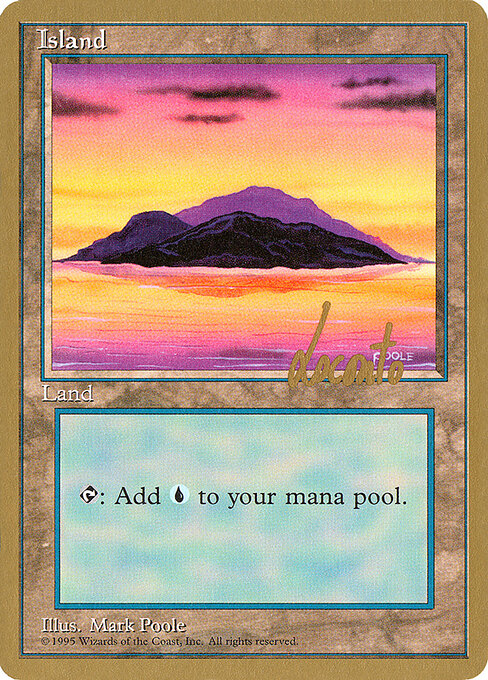 Island — Pro Tour Collector Set #ml368, art by Mark Poole