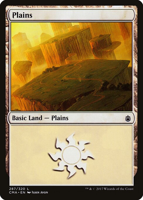 Plains — Commander Anthology #287, art by John Avon