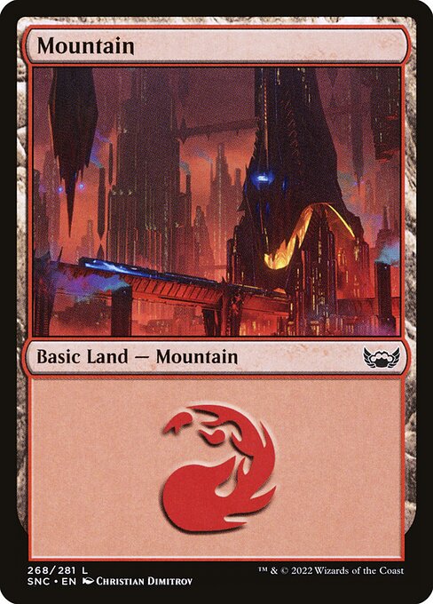 Mountain — Streets of New Capenna #268, art by Christian Dimitrov