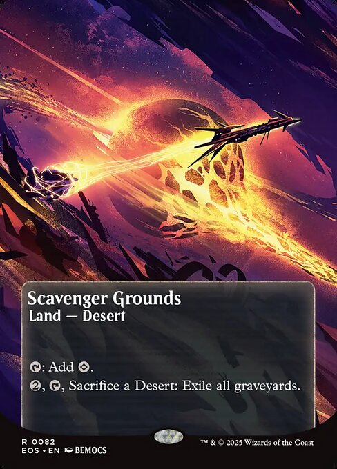 Scavenger Grounds — Edge of Eternities: Stellar Sights #82, art by BEMOCS