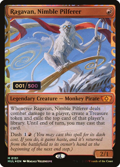 Ragavan, Nimble Pilferer — Multiverse Legends #151z, art by Magali Villeneuve
