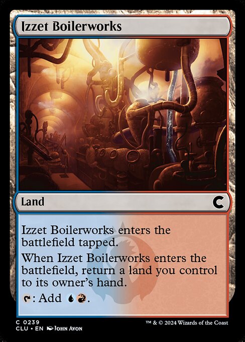 Izzet Boilerworks — Ravnica: Clue Edition #239, art by John Avon