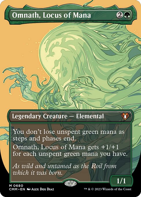 Omnath, Locus of Mana — Commander Masters #680, art by Alex Dos Diaz