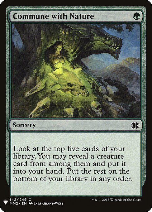 Commune with Nature — The List #MM2-142, art by Lars Grant-West