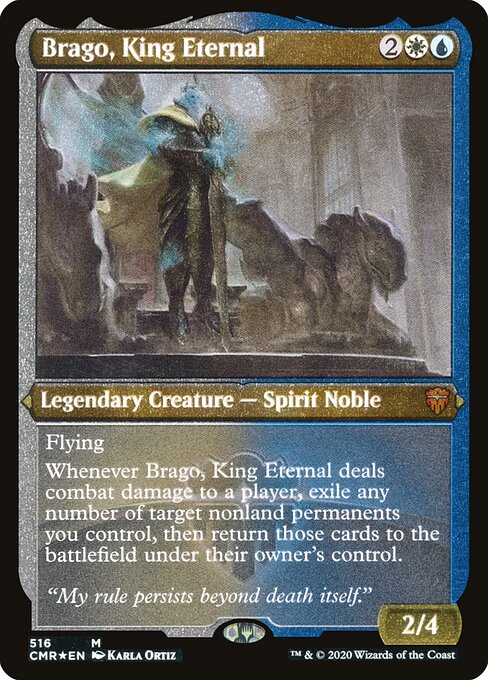 Brago, King Eternal — Commander Legends #516, art by Karla Ortiz