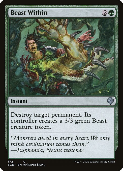 Beast Within — Starter Commander Decks #172, art by Jesper Ejsing