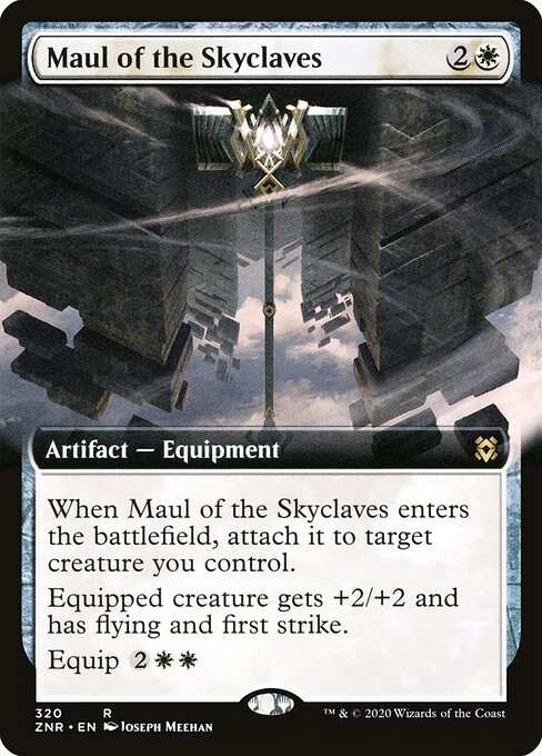 Maul of the Skyclaves — Zendikar Rising #320, art by Joseph Meehan
