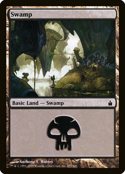 Swamp — Ravnica: City of Guilds #297, art by Anthony S. Waters