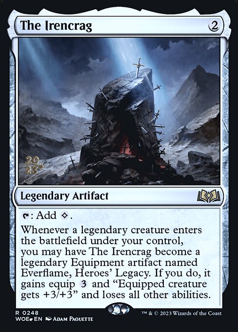 The Irencrag — Wilds of Eldraine Promos #248s, art by Adam Paquette