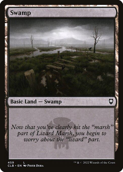 Swamp — Commander Legends: Battle for Baldur's Gate #459, art by Piotr Dura