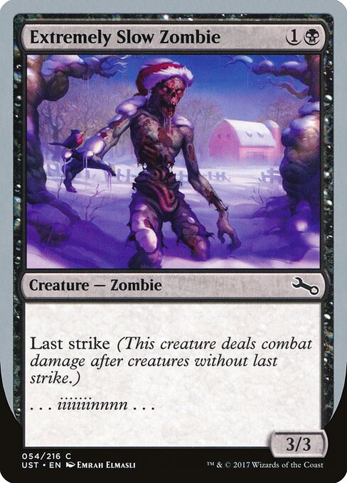 Extremely Slow Zombie — Unstable #54c, art by Emrah Elmasli
