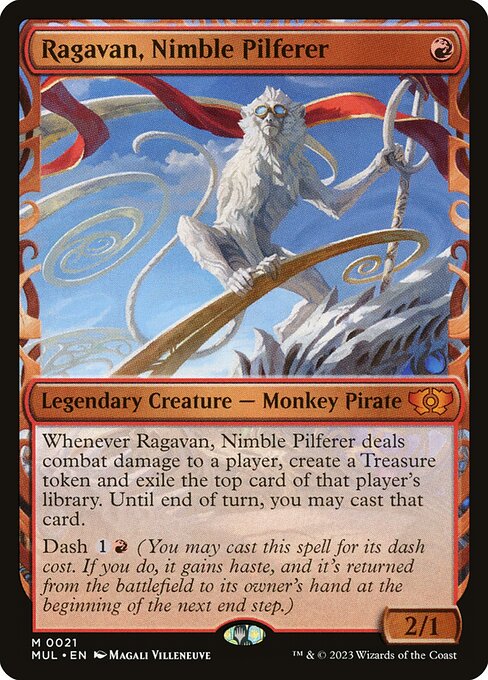 Ragavan, Nimble Pilferer — Multiverse Legends #21, art by Magali Villeneuve