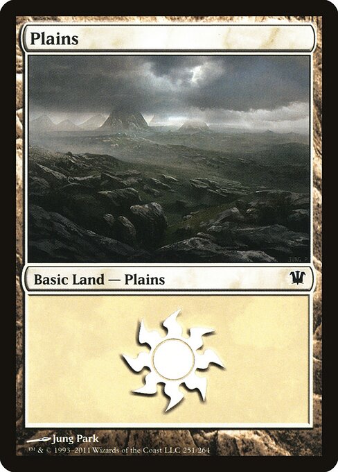 Plains — Innistrad #251, art by Jung Park