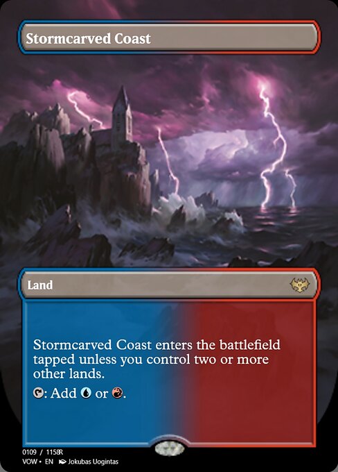Stormcarved Coast — Magic Online Promos #95455, art by Jokubas Uogintas
