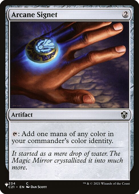 Arcane Signet — The List #C21-234, art by Dan Murayama Scott