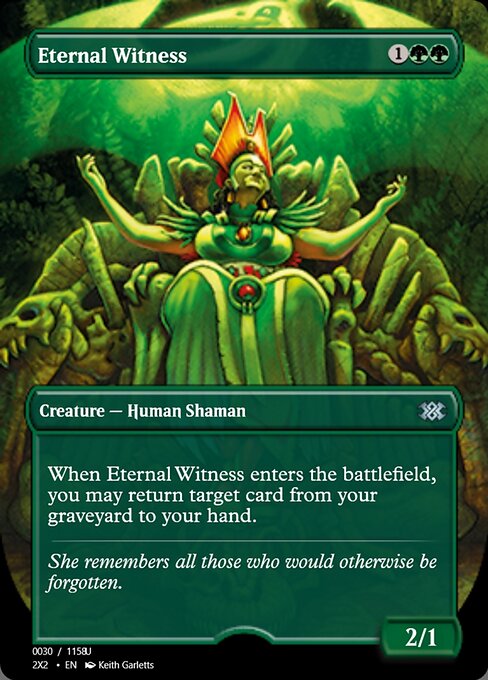 Eternal Witness — Magic Online Promos #102273, art by Keith Garletts