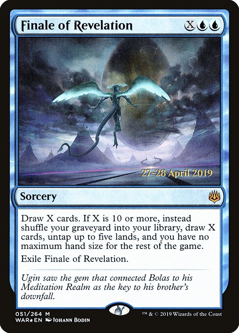 Finale of Revelation — War of the Spark Promos #51s, art by Johann Bodin