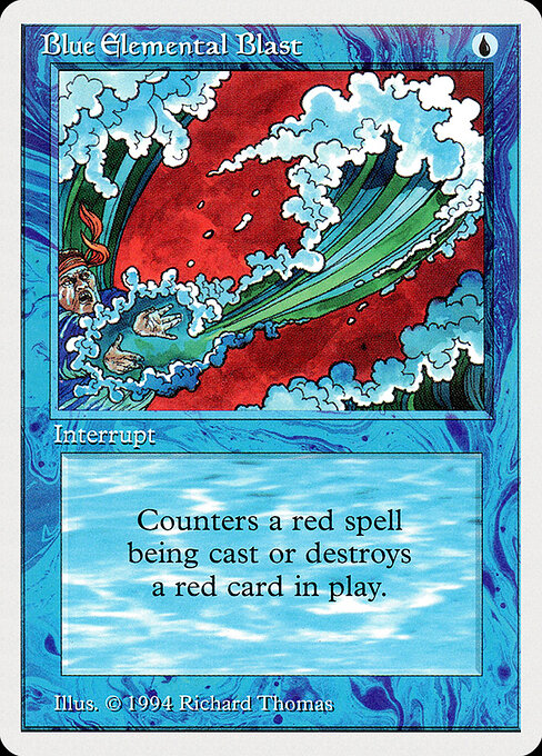 Blue Elemental Blast — Summer Magic / Edgar #49, art by Richard Thomas