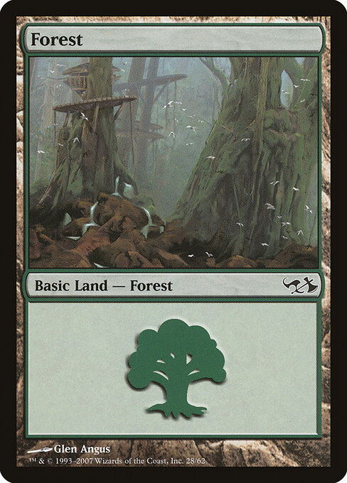 Forest — Duel Decks: Elves vs. Goblins #28, art by Glen Angus