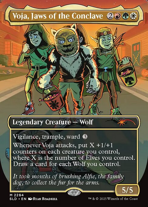 Voja, Jaws of the Conclave — Secret Lair Drop #2284, art by Ryan Roadkill