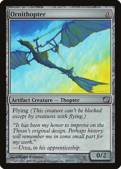 Ornithopter — Ninth Edition #305★, art by Dana Knutson