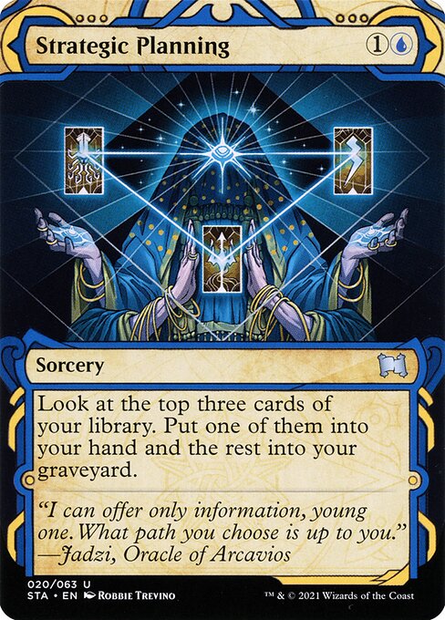 Strategic Planning — Strixhaven Mystical Archive #20, art by Robbie Trevino