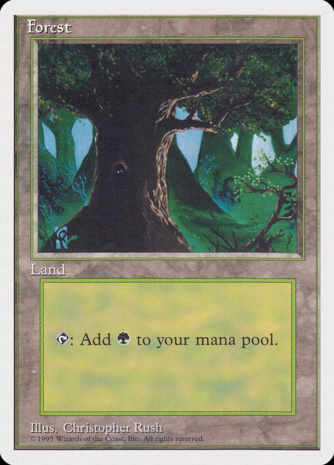 Forest — Rivals Quick Start Set #65, art by Christopher Rush