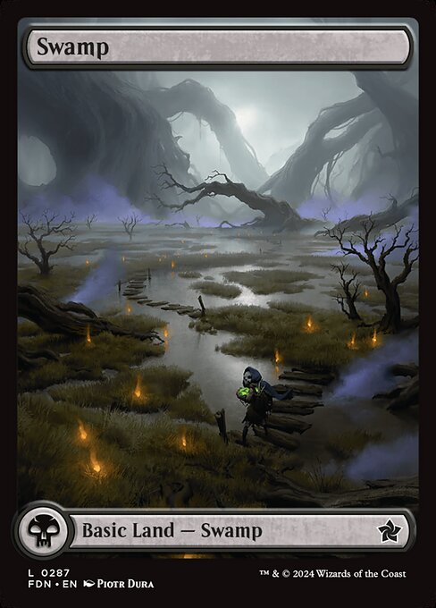 Swamp — Foundations #287, art by Piotr Dura