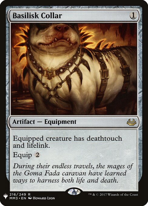 Basilisk Collar — The List #MM3-216, art by Howard Lyon