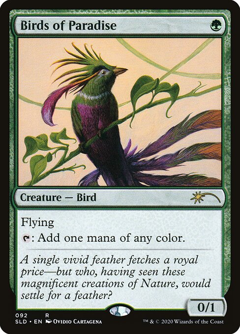 Birds of Paradise — Secret Lair Drop #92, art by Ovidio Cartagena