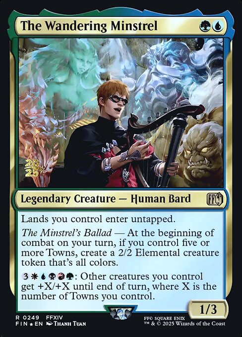 The Wandering Minstrel — Final Fantasy Promos #249s, art by Thanh Tuấn