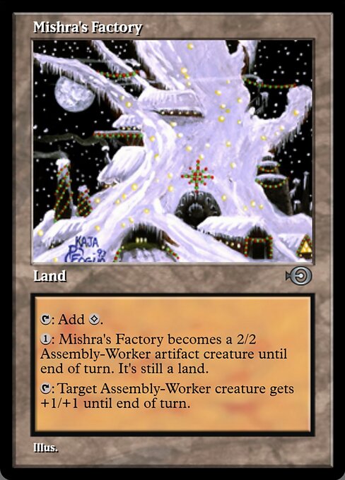 Mishra's Factory — Magic Online Promos #221, art by Kaja Foglio & Phil Foglio