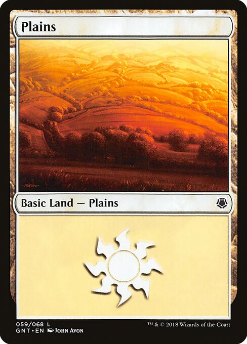 Plains — Game Night #59, art by John Avon